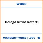 Delega Ritiro Referti Word